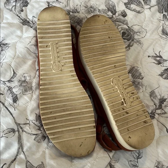 L’Armour Des Peds Women's Brown Leather Sandals - Picture 4 of 7